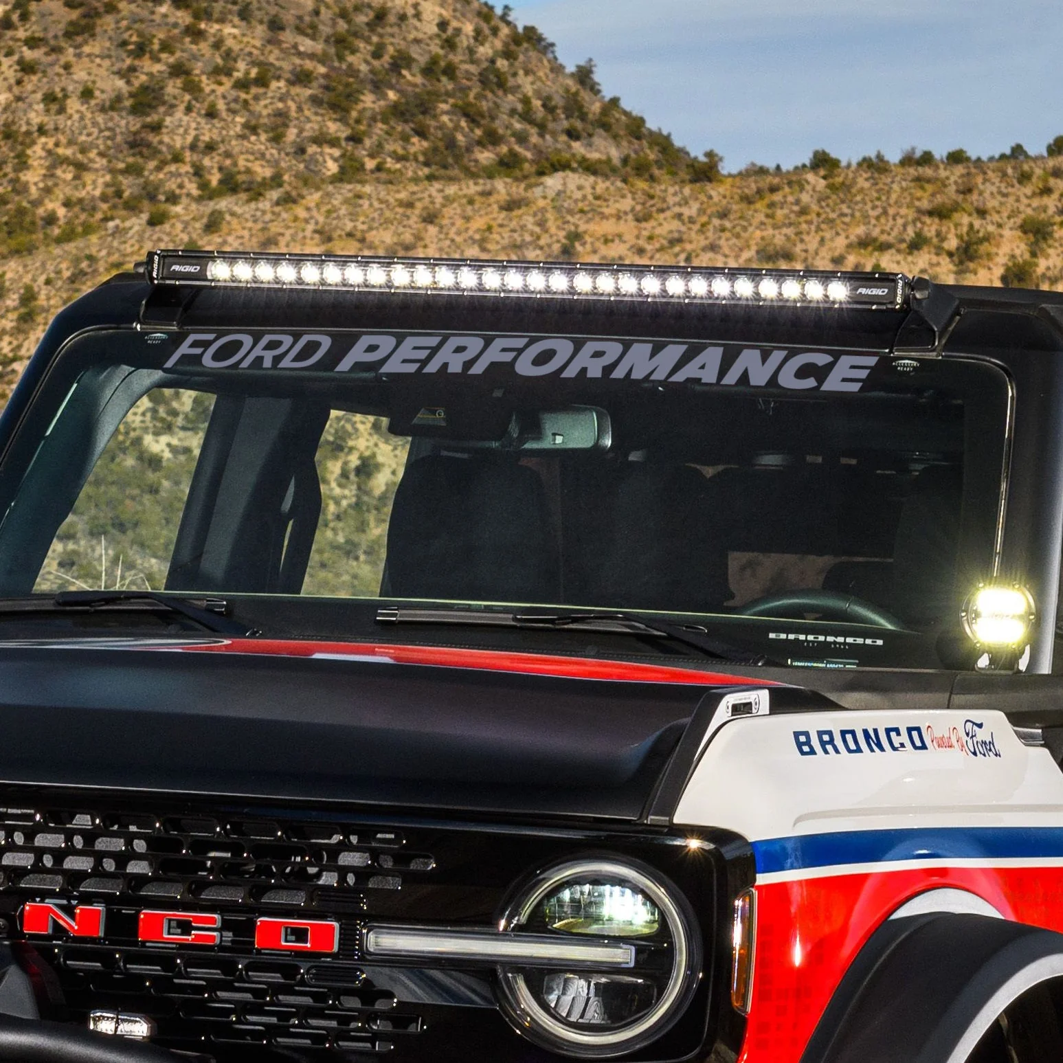 Ford Performance Bronco Windshield Banner - Image 2