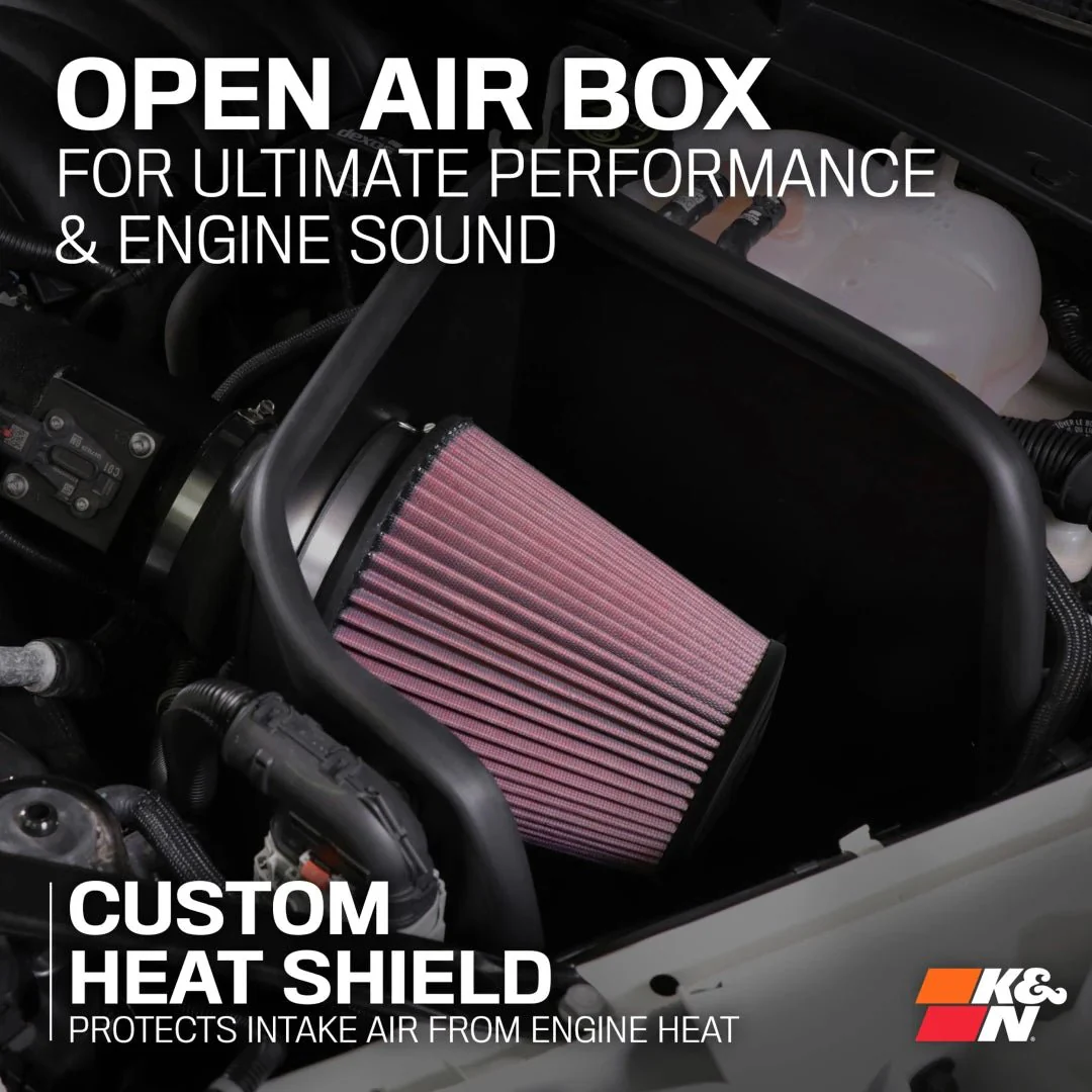 K&N Cold Air Intake (15-17 Mustang EcoBoost 2.3L) - Image 3