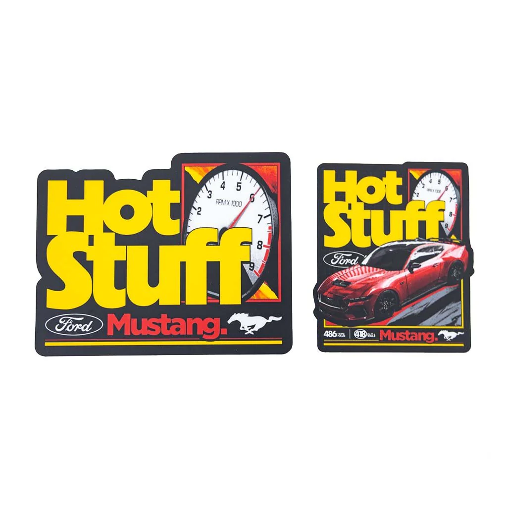 Hot Stuff Mustang Sticker Pack