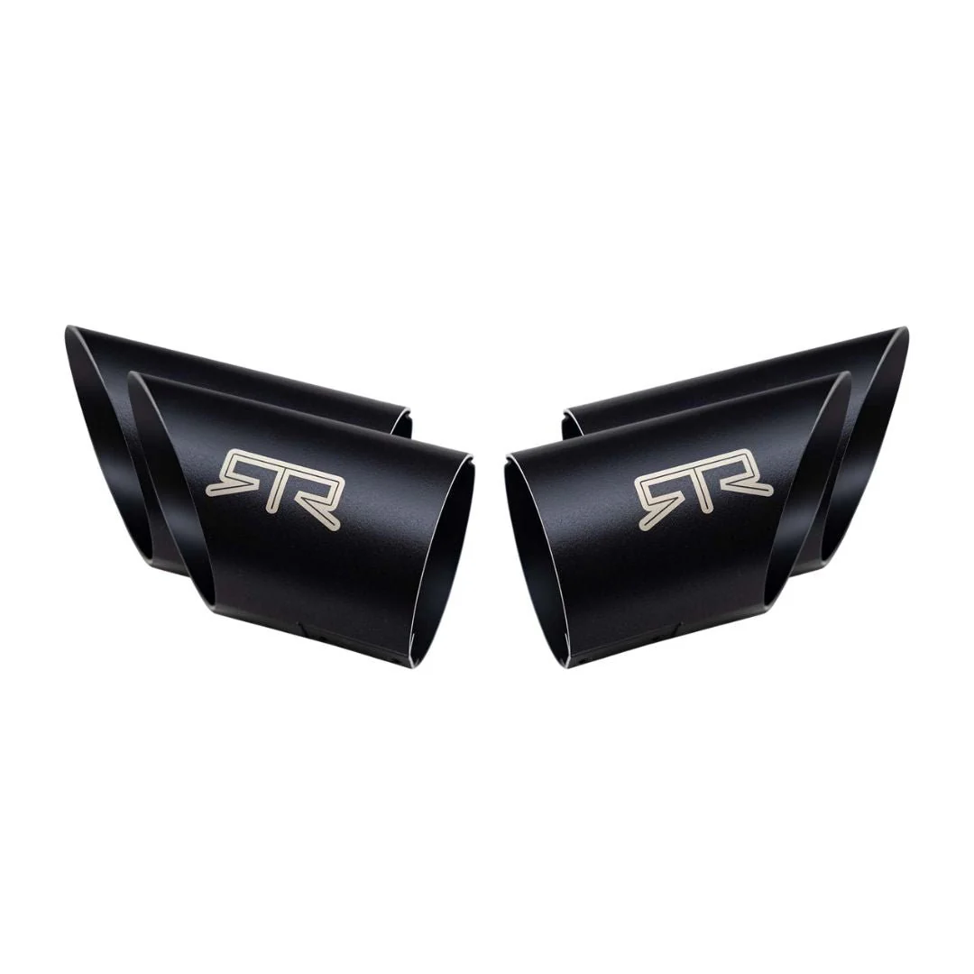 RTR Quad Tip Exhaust Cover Kit (15+ Mustang)