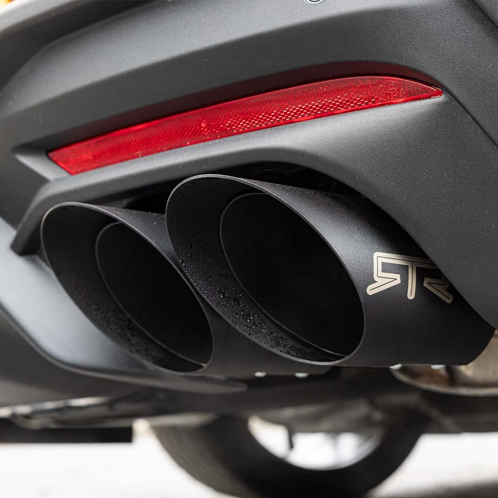 RTR Quad Tip Cover & Resonator Delete Bundle (15+ Mustang GT) - Image 2
