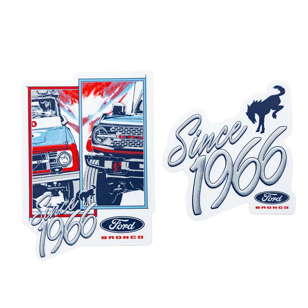 Since 1966 Ford Bronco Sticker Pack